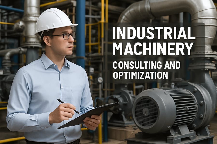 Industrial machinery consulting and optimization