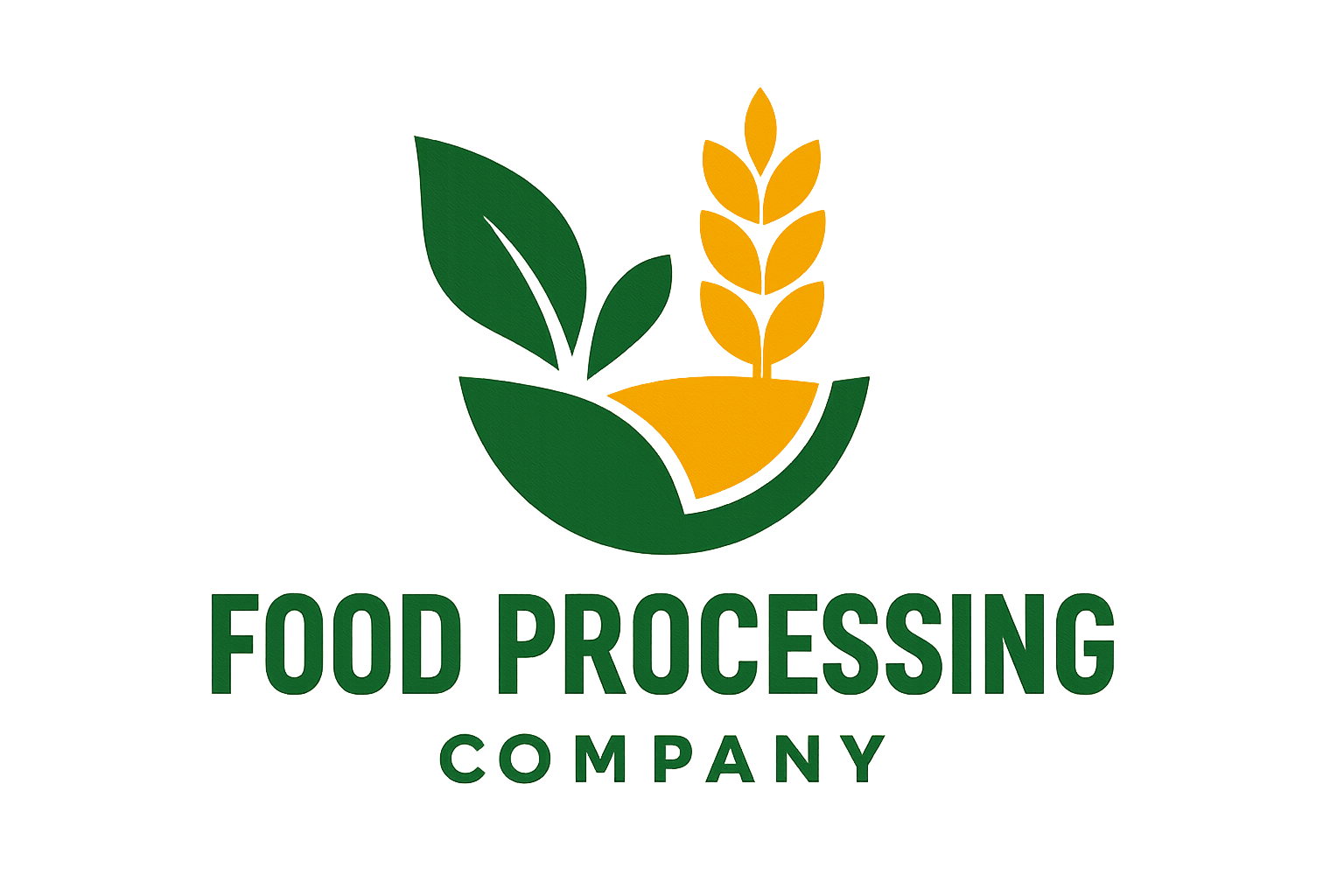 Food processing company logo